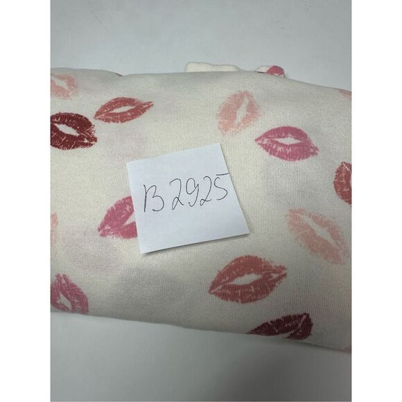 Grayson Threads Womens Sleepwear Set Size L Kiss Print Top & Shorts Cotton Blend - Picture 14 of 14